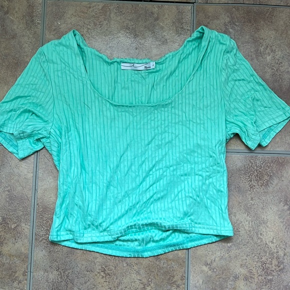 Byegreis ribbed scoop neck top - Picture 1 of 1